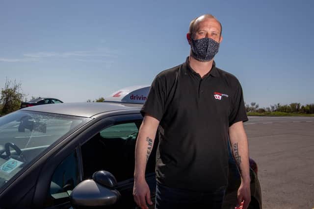 Driving instructor Danny Farr, Driving-Pro at Portsdown Hill, Portsmouth.
Picture: Habibur Rahman