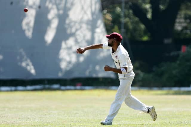 Qaiser Naveed whacked 70 off just 31 balls for Portsmouth & Southsea 3rds. Picture: Chris Moorhouse