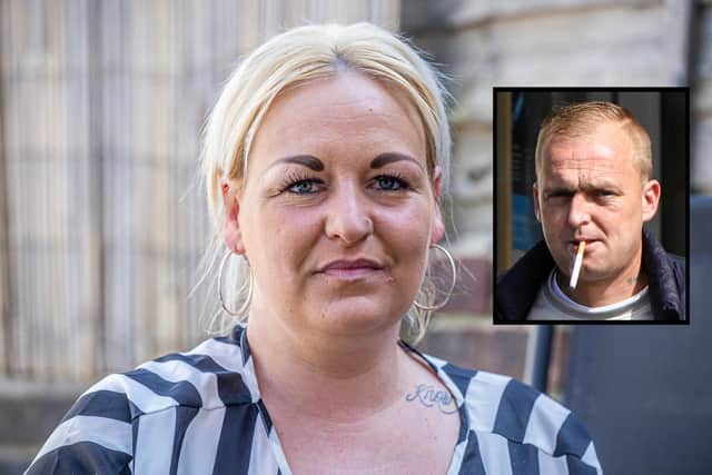 Gemma Foster s former partner has been convicted of assault Pictured: Gemma Foster at her home in Stamshaw on 14 April 2021 inset: picture of former partner, Henry WillisPicture: Habibur Rahman