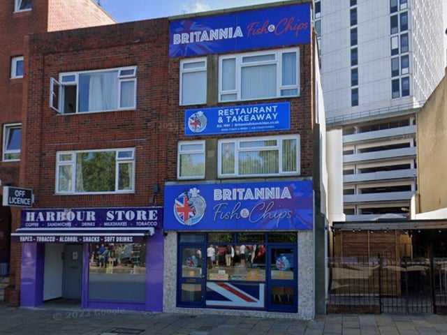 New Britannia Fish And Chips, at 160 New Road, Portsmouth was handed a four-out-of-five rating after assessment on January 22.