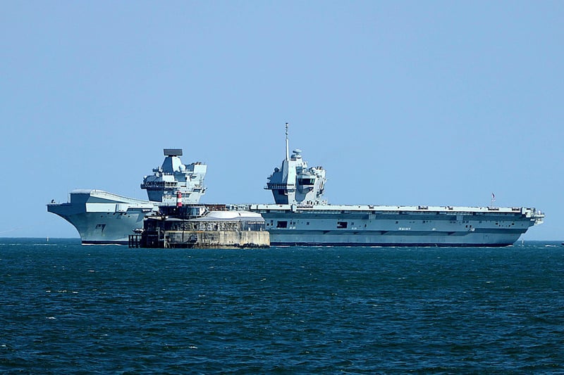 HMS Queen Elizabeth is currently in Portsmouth. She is being put through her paces ahead of a deployment in the autumn. His Majesty King Charles III has been named as the carrier's new sponsor.