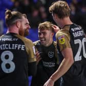 Former Arsenal youngster Zak Swanson is congratulated for his goal against Ipswich in this season's Papa John's Trophy