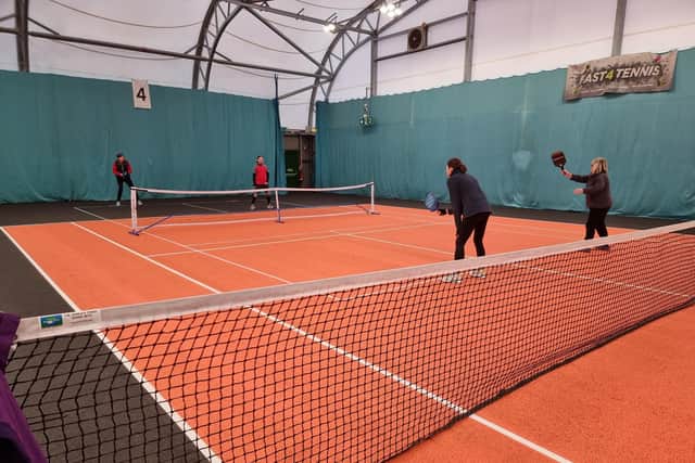 Jenny Simmance came across pickleball last year and it has become a popular sport in the area.