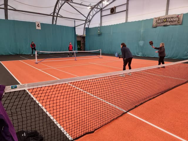 Jenny Simmance came across pickleball last year and it has become a popular sport in the area.
