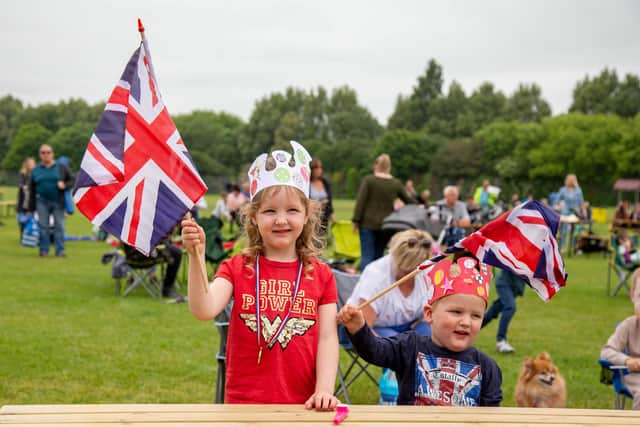 Rebecca, four, and Owen, two, at the King George V Playing Fields in Cosham Picture: Habibur Rahman