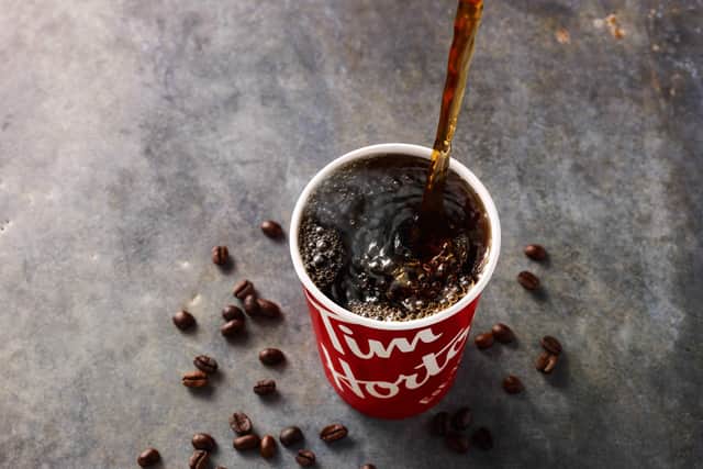 The first person to arrive at the restaurant gets given free drinks for a year. Picture: Tim Hortons.