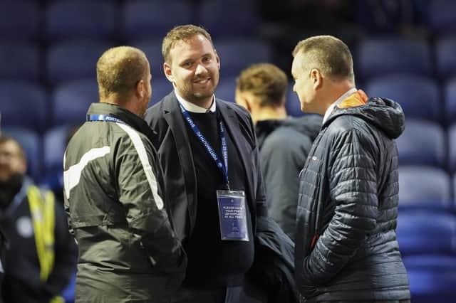 Rich Hughes believes Pompey are progressing in their hunt for Phil Boardman's replacement. Picture: Jason Brown/ProSportsImages