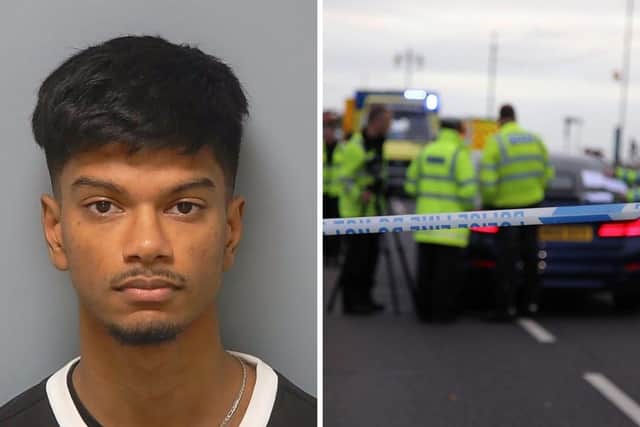 Mohammed Aman Raja, 22, of Moira Close in Haringey, London, has been jailed after killing pedestrian Kenneth Cullen, 76, while riding a motorbike. Portsmouth Crown Court heard Raja 'treated the streets of Southsea like a race track' - riding at 76mph in a 30mph zone. Picture: Hampshire and Isle of Wight Constabulary/Habibur Rahman.