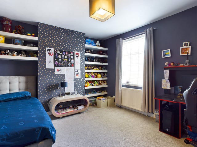 The terraced home in Langley Road, Buckland