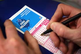 The Hampshire man became a millionaire from the March 25 draw. Picture: Peter MacDiarmid/Getty Images.