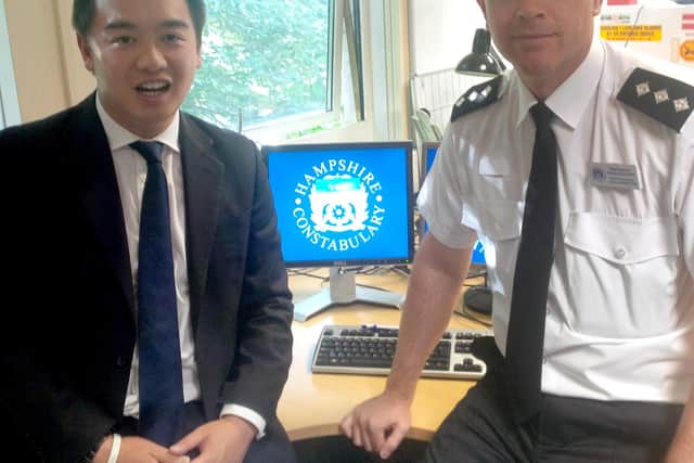 Chief Inspector Patrick Holdaway (right) has been defending accusations from the Co-op that police officers didn't attend reported offences on two out of three occasions.