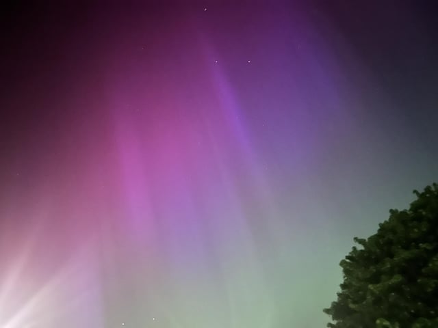 The Northern Lights seen over Portsmouth by Frankie W and family.