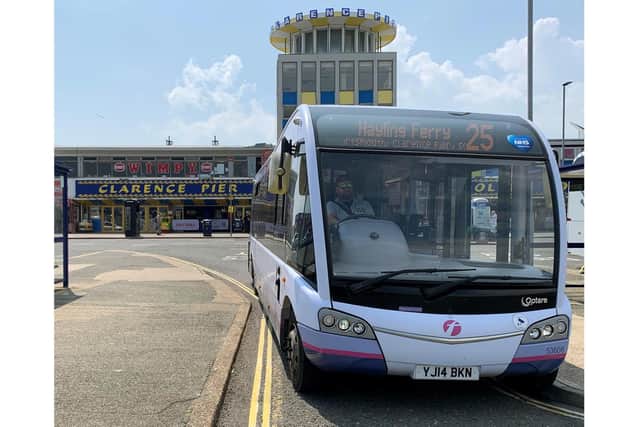 The Southsea Skipper bus service 25 which was introduced along the seafront this summer
Picture: Portsmouth City Council