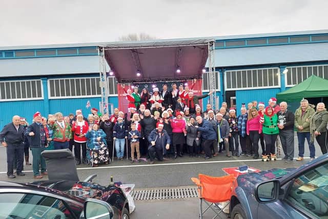 Royal Navy and Armed Forces veterans were treated to a Christmas concert at HMS Excellent, organised by The Not Forgotten.