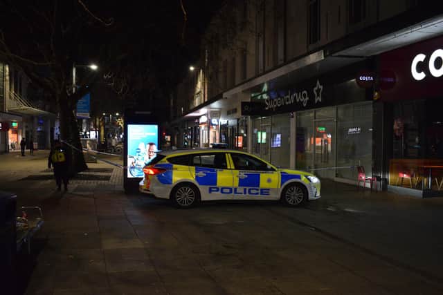 A 16-year-old boy was found in Commercial Road with a suspected stab wound to his chest.