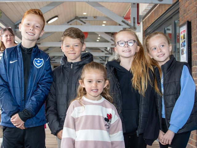 Visitors were treated to a Birds of prey display at Port Solent on Thursday, along with arts and craft for children.
Pictured - The Sexton and Foster Families
Photos by Alex Shute