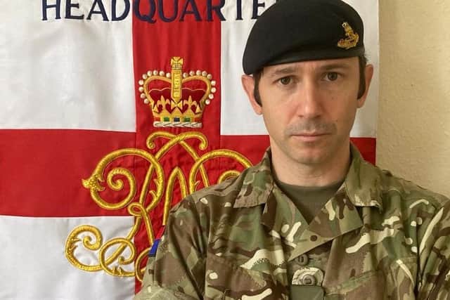 Lieutenant Colonel David Butt, commanding officer of 12 Regiment, Royal Artillery.