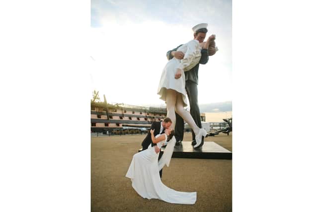John and Sian Porter's wedding at the Boathouse, Portsmouth Dockyard.
Credit: Naomi Lloyd Photography.