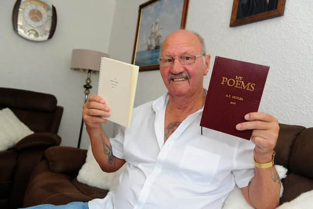Keen poet Adrian Cutler, 81, from Gosport, wrote a poem about global warming called 'This Land' and sent it to Sir David Attenborough who personally wrote a letter of response encouraging him to get it published.Picture: Sarah Standing (070820-2338)