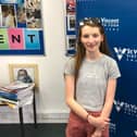 Grace Harrison-Tate achieved top grades today, scoring three A*s in maths, biology, and geography after completing her studies at St Vincent Sixth Form in Gosport.