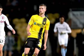 Ryan Leak spent time on trial at Fratton Park in the summer of 2021, eventually earning moves to Burton (pictured) and Salford. Picture: Nick Potts/PA Wire.
