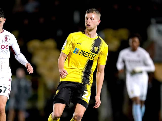 Ryan Leak spent time on trial at Fratton Park in the summer of 2021, eventually earning moves to Burton (pictured) and Salford. Picture: Nick Potts/PA Wire.