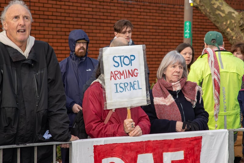 Strong feelings voiced outside Unicorn Gate
Photos by Alex Shute