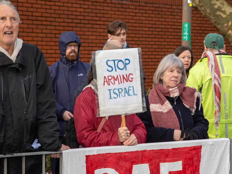 Strong feelings voiced outside Unicorn Gate
Photos by Alex Shute