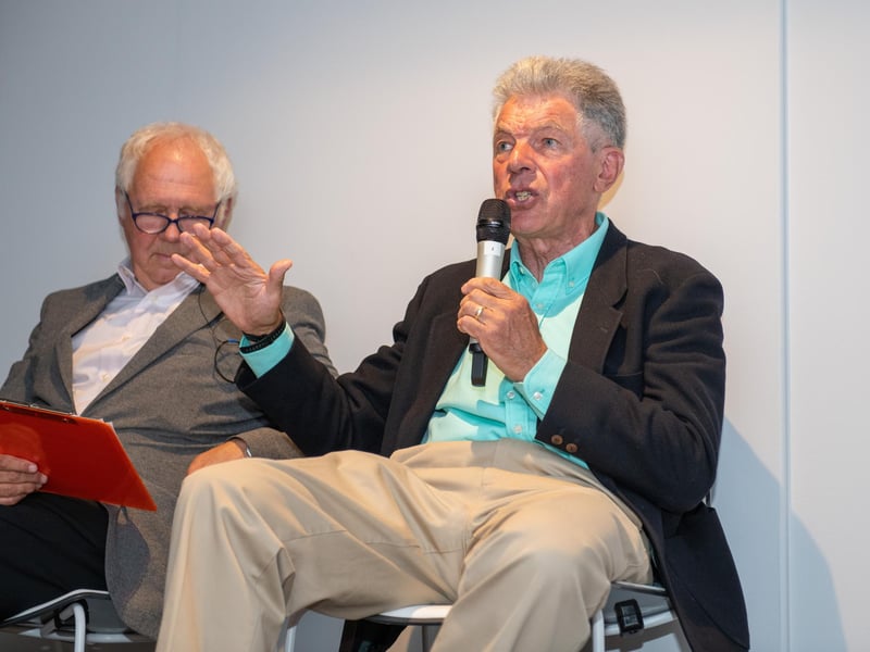 Tommy Youlden at the Played Up Pompey Four book launch in Fratton Park's Victory Lounge on Friday night. Picture: Steve Reid