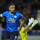 Jonson Clarke-Harris has been transfer-listed by Peterborough despite finishing the 2022-23 season as League One's top scorer    Picture: David Rogers/Getty Images