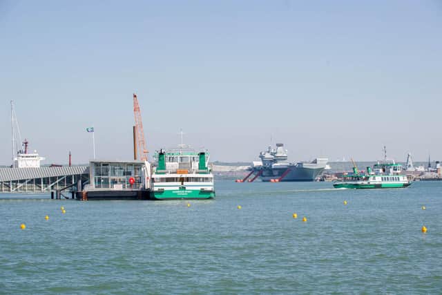 Gosport Ferry on Wednesday 6 May 2020. Picture: Habibur Rahman