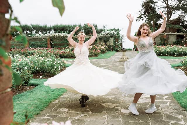 Evie and Lily at the Rose Gardens, Southsea, on Saturday, June 26 2021.
Picture: Sophia Benham
Beside The Seaside Photography
