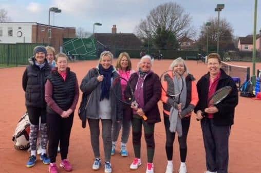 Avenue 4ths and Stubbington ladies' players, from left: Sheila Drummond, Heulwen Newman, Michele Voysey, Elaine Reed, Angy Bryson, Suzanne Johnson, Karen McCulloch, Jean Carty