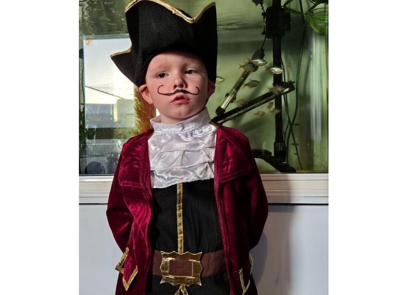 This pirate costume is fab - Happy World Book Day!