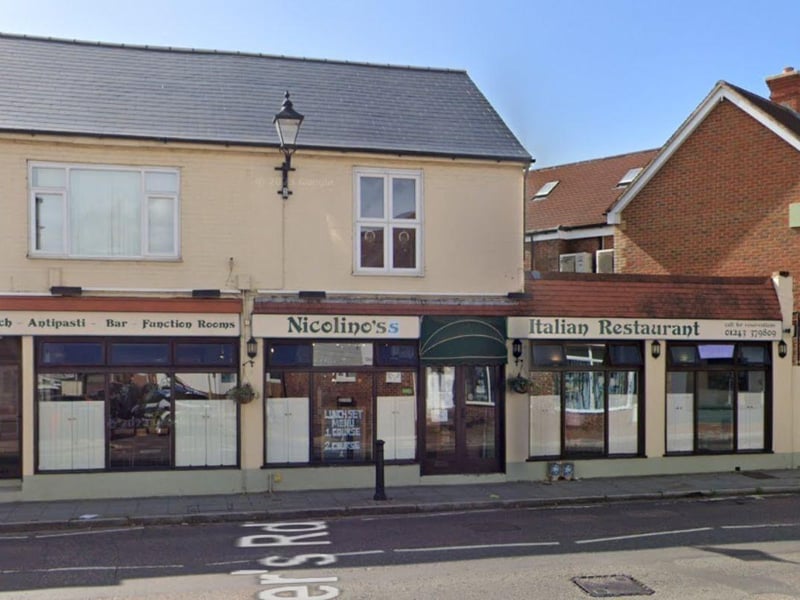 Nicolinos Restaurant on North Street, has a rating of 4.5 from 1,003 reviews on TripAdvisor.
