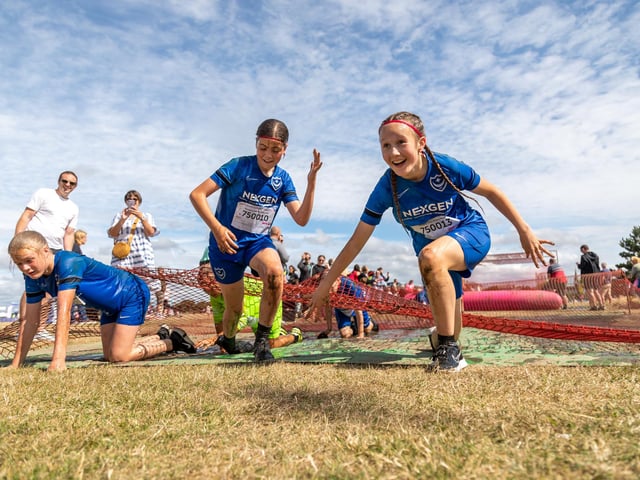 The Pretty Muddy kids race