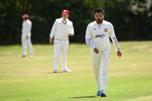 Gosport Borough bowler Muhammad Ali took a career best 5-20 against Bashley 2nds. Picture: Keith Woodland