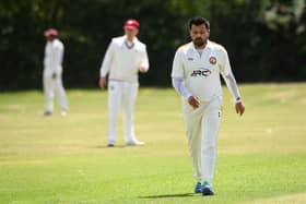 Gosport Borough bowler Muhammad Ali took a career best 5-20 against Bashley 2nds. Picture: Keith Woodland