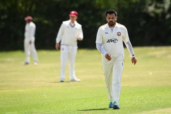 Gosport Borough bowler Muhammad Ali took a career best 5-20 against Bashley 2nds. Picture: Keith Woodland