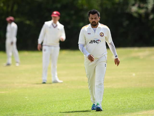 Gosport Borough bowler Muhammad Ali took a career best 5-20 against Bashley 2nds. Picture: Keith Woodland
