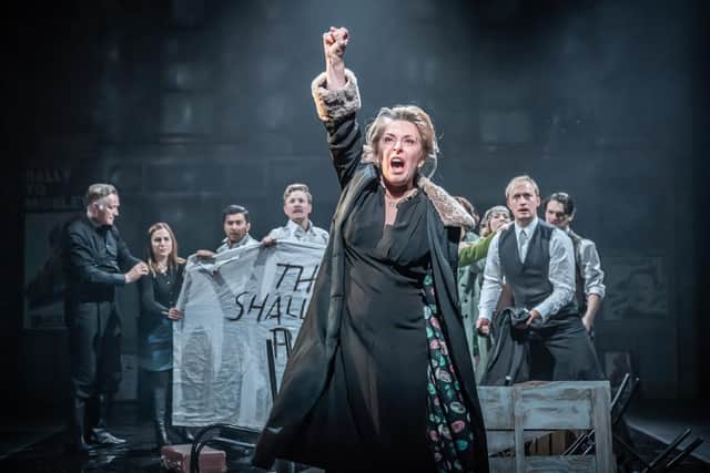 Tracy-Ann Oberman in The Merchant of Venice. Photographer Marc Brenner