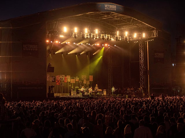 The Specials performed on the Common Stage at 2019's Victorious Festival.