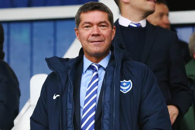 Pompey chief executive Mark Catlin. Picture: Joe Pepler