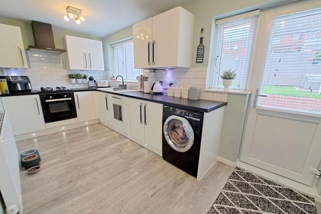 The listing says: "This immaculate mid terrace family home is situated in the popular 'Poets Corner' location which is close to a wide range of local shops and schools."