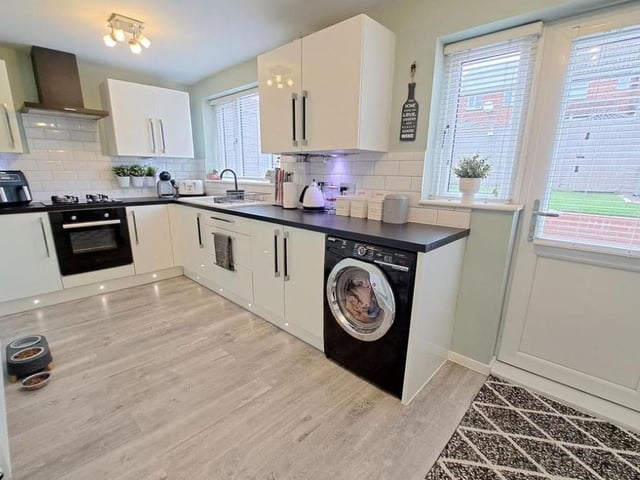 The listing says: "This immaculate mid terrace family home is situated in the popular 'Poets Corner' location which is close to a wide range of local shops and schools."