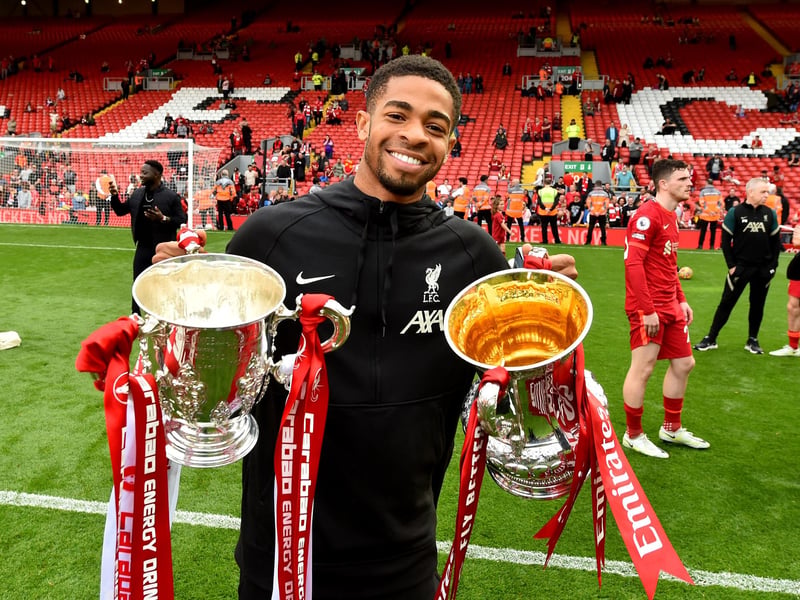 The midfielder returned to Liverpool after failing to earn a Pompey deal and saw out the season with the Premier League giants, featuring twice in 2021-22.
He started their third round FA Cup clash with Shrewsbury in January 2022, while came off the bench in the Carabao Cup at Preston in October 2021.
Released by the Anfield club last summer, he signed for QPR in October 2022 following a successful trial.
Dixon-Bonner made his Football League debut in March 2023 when he appeared as an 82nd-minute substitute against Birmingham.
Picture: Andrew Powell/Liverpool FC via Getty Images