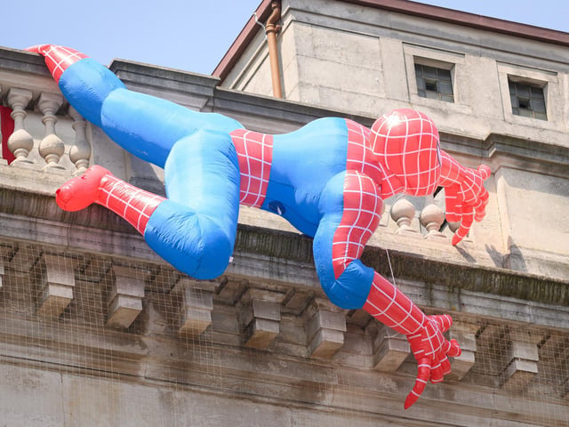 Spiderman. Picture: Keith Woodland (110521-180)