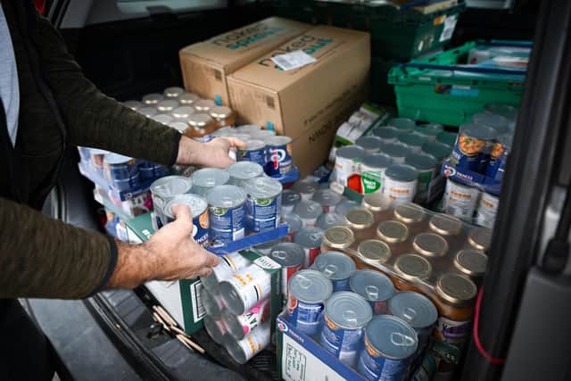 Food bank stocks in and around the city depleting ‘faster than ever before’  (Photo by Finnbarr Webster/Getty Images)