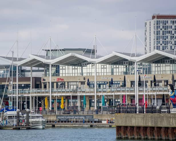 Gunwharf Quays.

Picture: Habibur Rahman