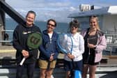 Avenue ladies at Ryde (from left) Anna Newman, Helen Watson, Gill Clarke, Emma Boucher
